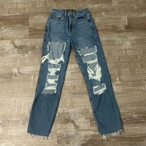 Hollister ripped jeans